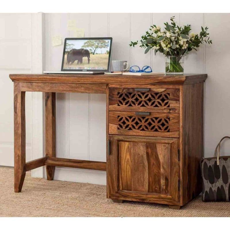 Arlo Study Table in Honey Finish 