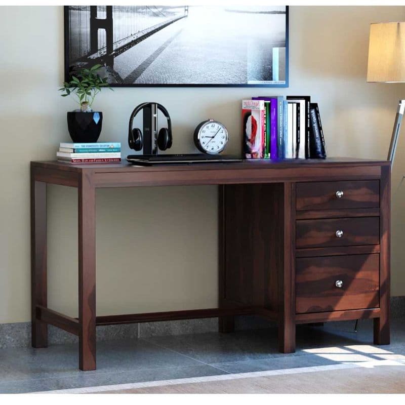Morvi Study Table in Walnut Finish