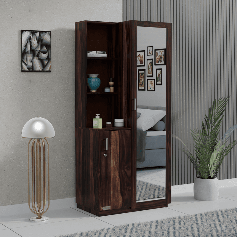 Arcadia Almirah In Walnut Finish