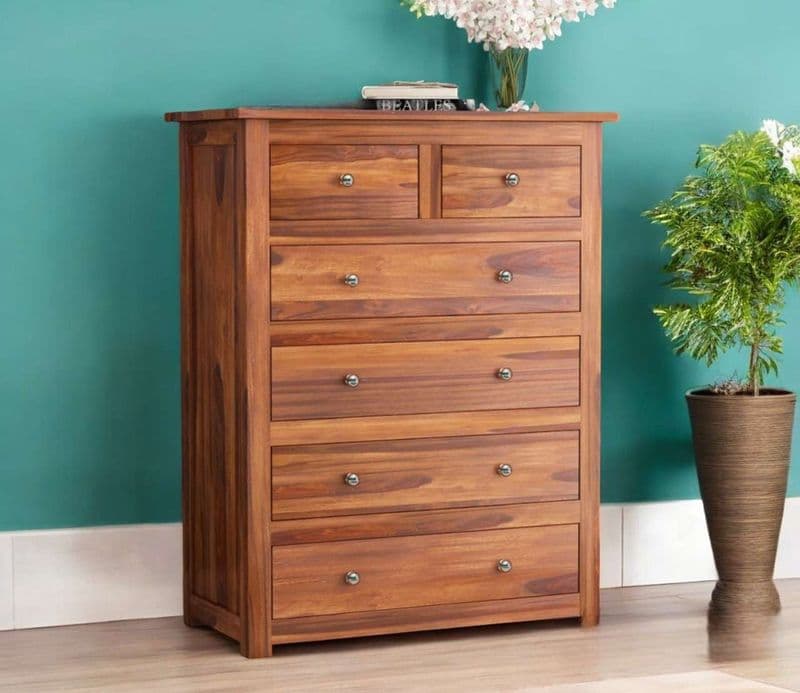 Lina Solid Wood Sideboard Cabinet